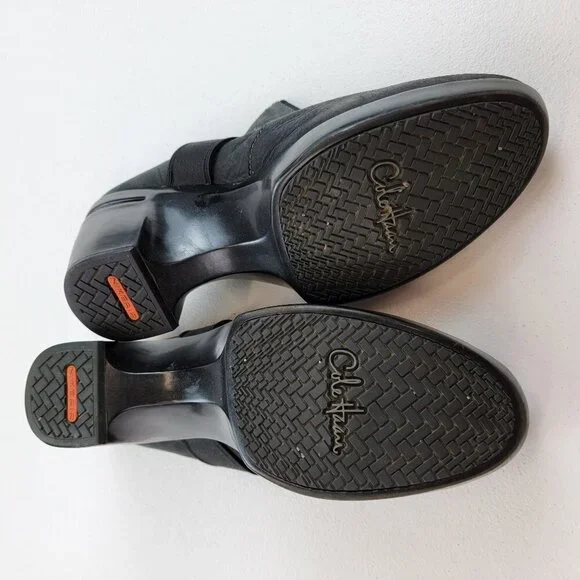 Cole Haan Air Sara Clogs Black Suede Patform Mules Women's Size 9.5 B - Picture 10 of 11